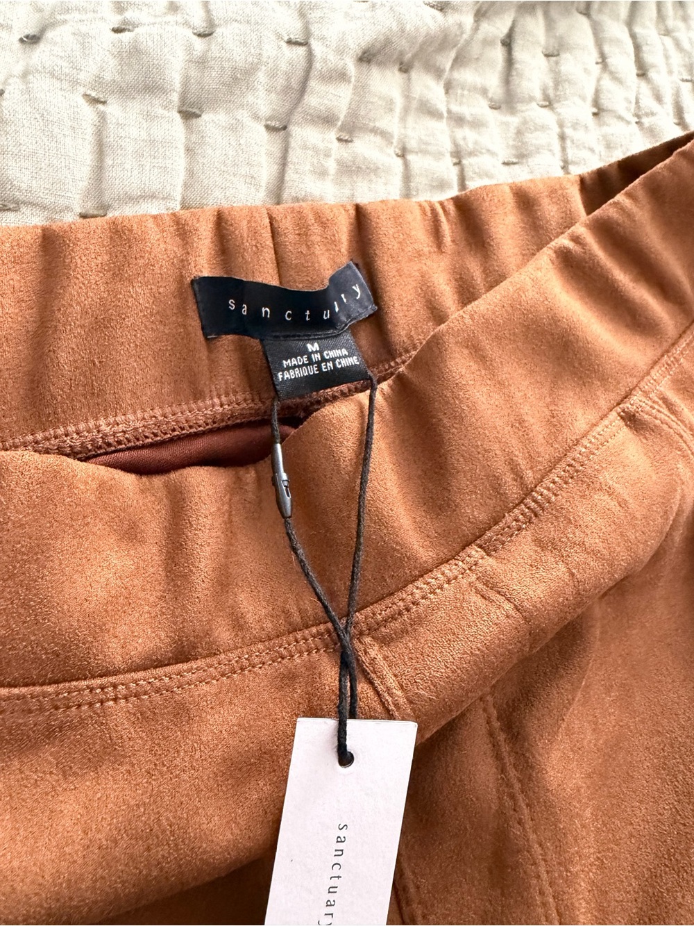 Sanctuary Pull-On Leggings in brown - Picture 3 of 3